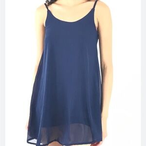 50% off w♥️ Wangmeicheng Women blue lined Size M no size tag 167 54